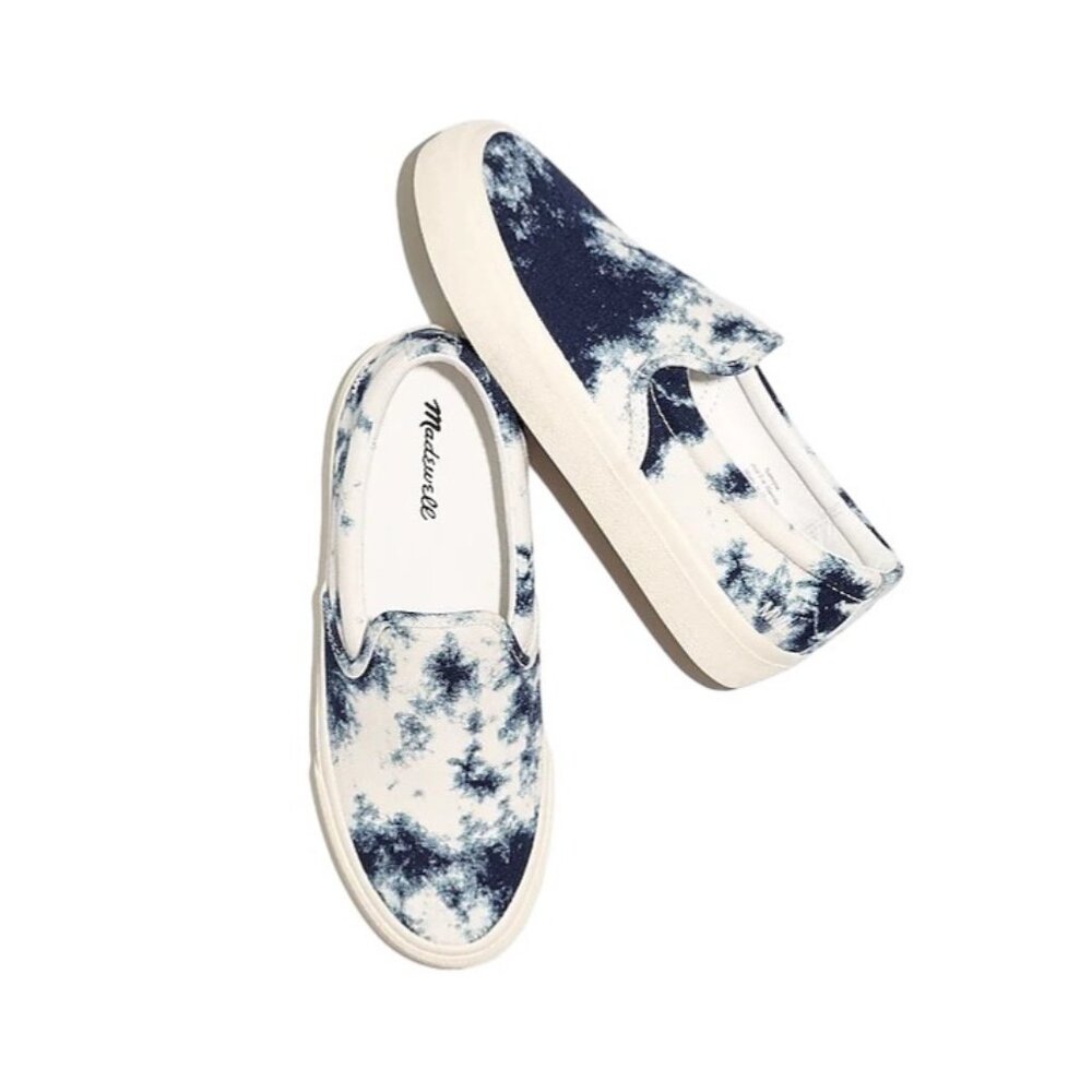 Madewell Sidewalk Sneakers Blue Size 8 NEW - Picture 2 of 11